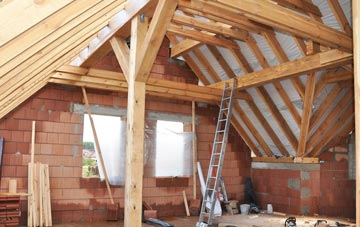 Lower Blandford St Mary attic trusses